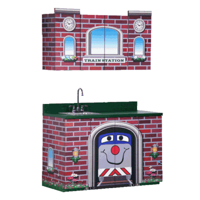Train Station Cabinets