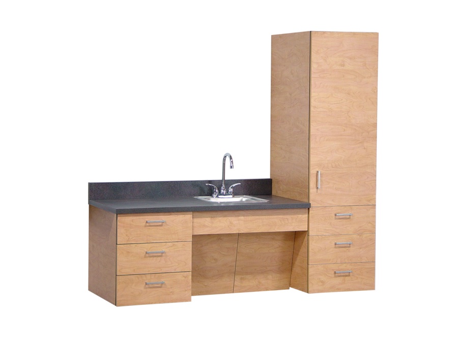 Floating Medical Vanity Suite 66