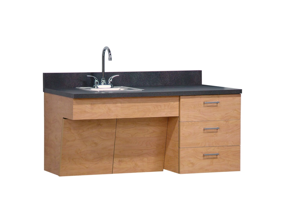 Floating ADA Vanity With Drawers 48